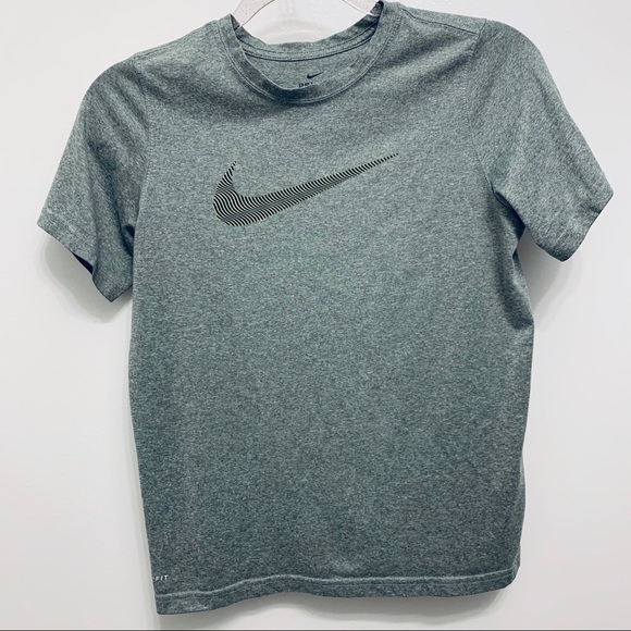 Nike Other - 4/$20 Boys Nike Grey Dry-Fit Swoosh T-Shirt